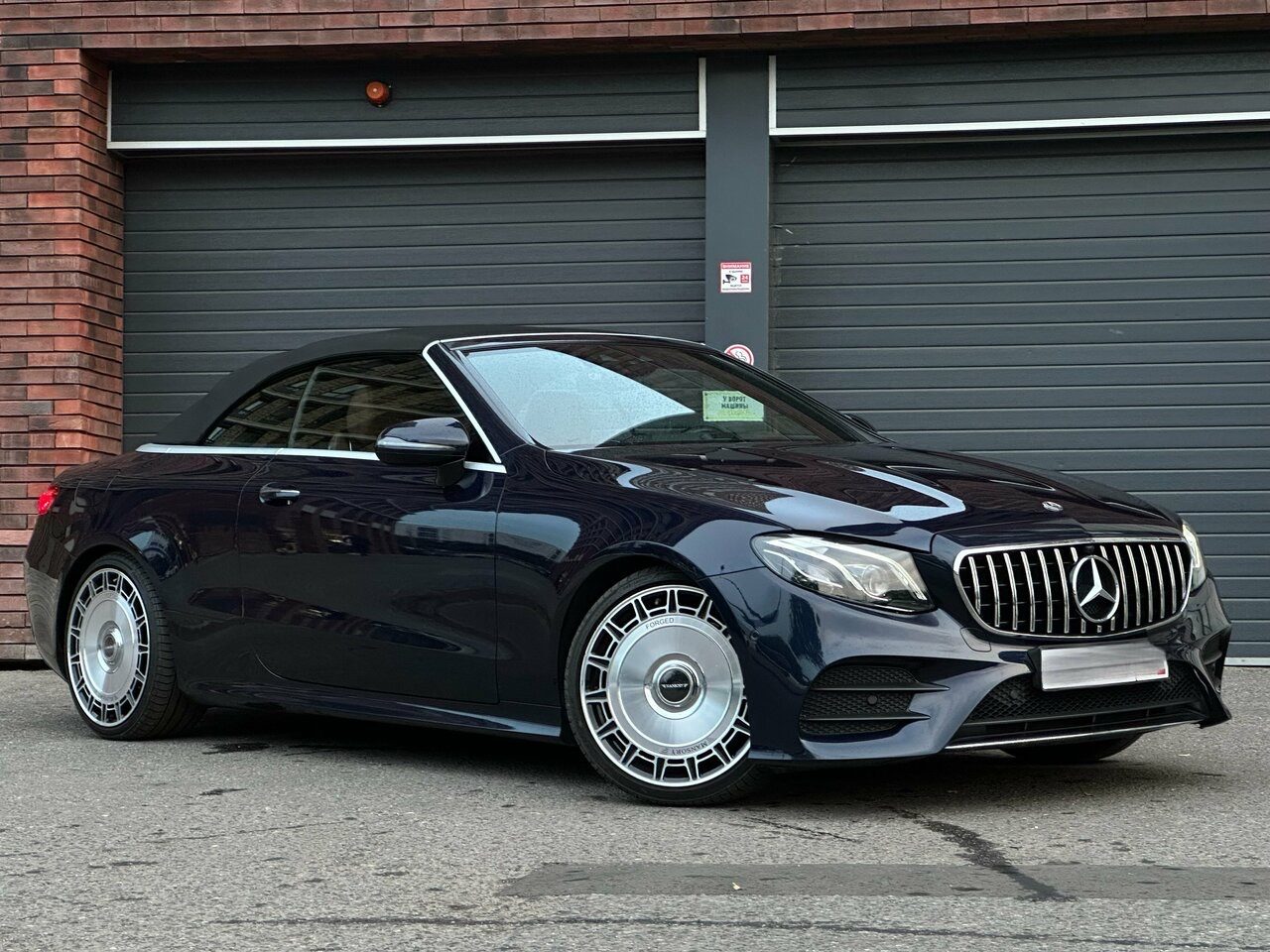 Mercedes-Benz E-класса кабриолет после детейлинга